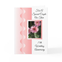 Aniversário de Casamento Personalizado 75 Anos com