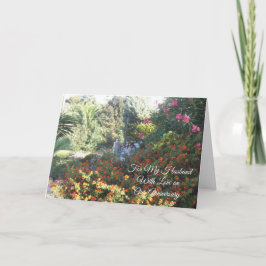 Cartão Aniversário de Casamento Personalizado Marido Jard