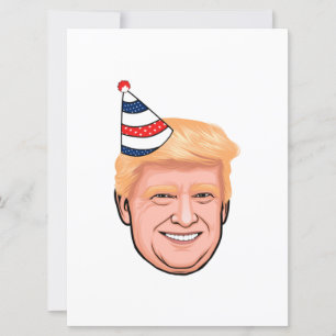 CARTÃO ANIVERSÁRIO DE DONALD TRUMP