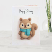 Aniversário De Felpudo De Esquilo Saqueado Com Sca