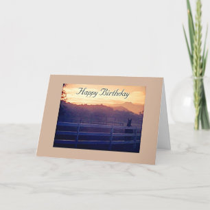 CARTÃO ANIVERSÁRIO DE HORSE LOVER = PARA ALGUÉM MUITO ESP