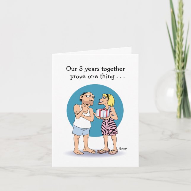 Cartão Aniversário de "O amor é" (Frente)