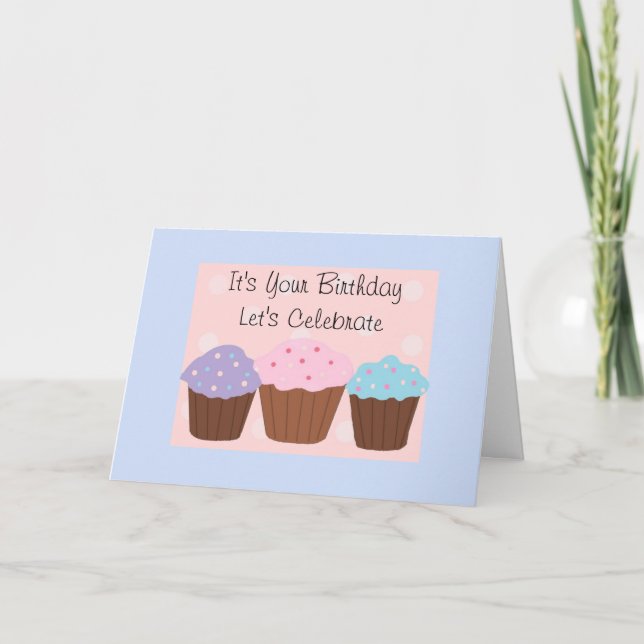 Cartão Aniversário Deseja (Frente)