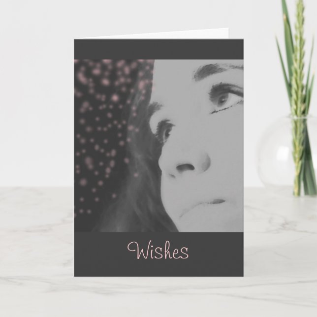 Cartão Aniversário Deseja (Frente)