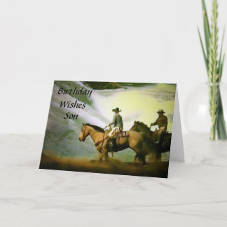 CARTÃO "ANIVERSÁRIO DESEJA FILHO"