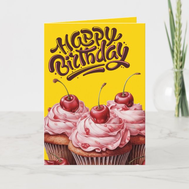 Cartão Aniversário deseja uma página de cores para alguém (Frente)