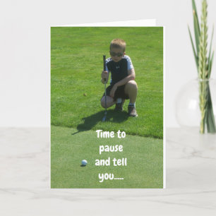 CARTÃO ANIVERSÁRIO DEVE SER "MELHOR" DO QUE "BURACO EM UM