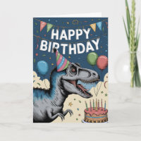 Aniversário Divertido de Dinossauro