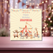 Aniversário Divertido e Fofo de Criança no Circo V
