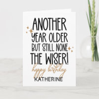 Aniversário Divertido Ficando Mais Velho Para Amig