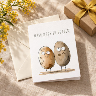 Cartão Aniversário Divertido Trocadilho Humor MASH Feito