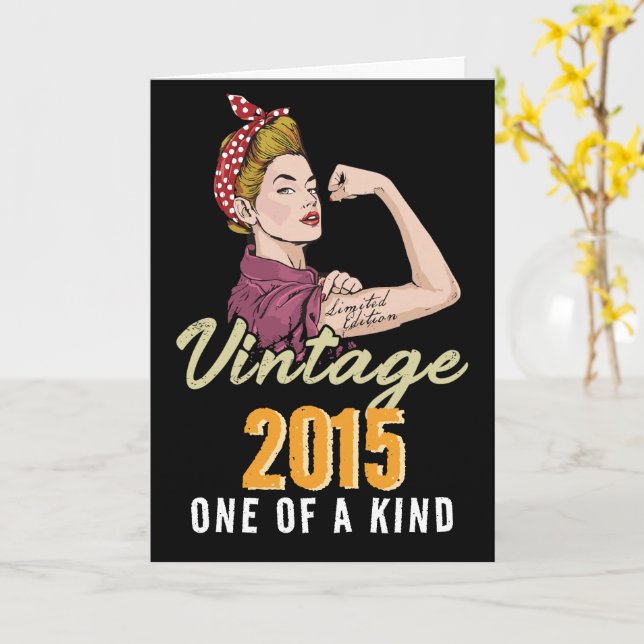 Cartão Aniversário Do Ano Personalizado Para Sua Carteira (Flor Amarela)