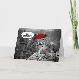 Cartão Aniversário do Artista Francês Esquilo