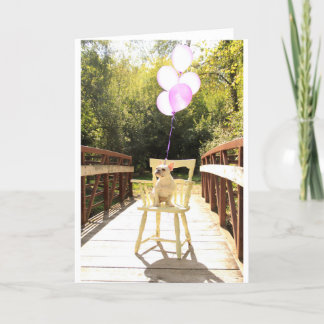 Cartão Aniversário do Buldogue Francês Encantador