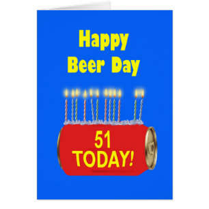 Cartão Aniversário do Dia Feliz da Cerveja das ruas