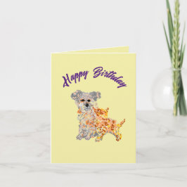 Cartão Aniversário do G Card: Irmão, Amor Irmã