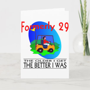 Cartão Aniversário do Golfer