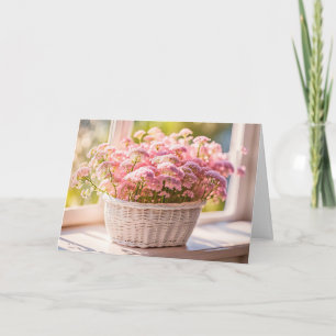 Cartão Aniversário do Lace da Rainha Rosa Anne