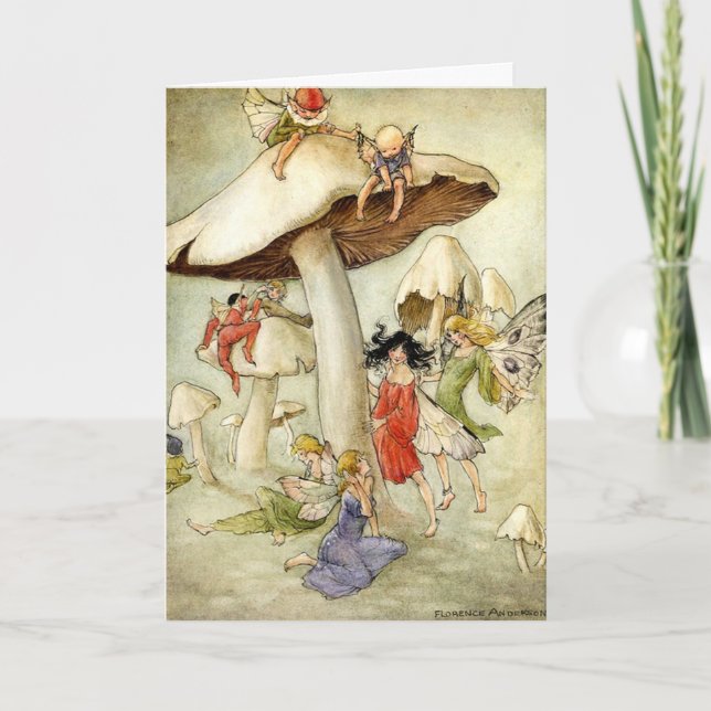 Cartão Aniversário do "Mushroom Hill" (Frente)