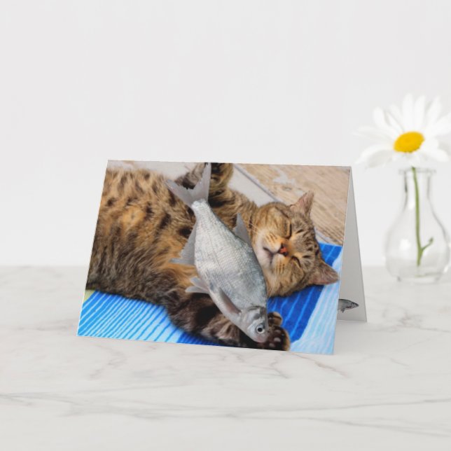 Cartão Aniversário do Pai Engraçado (Planta pequena)