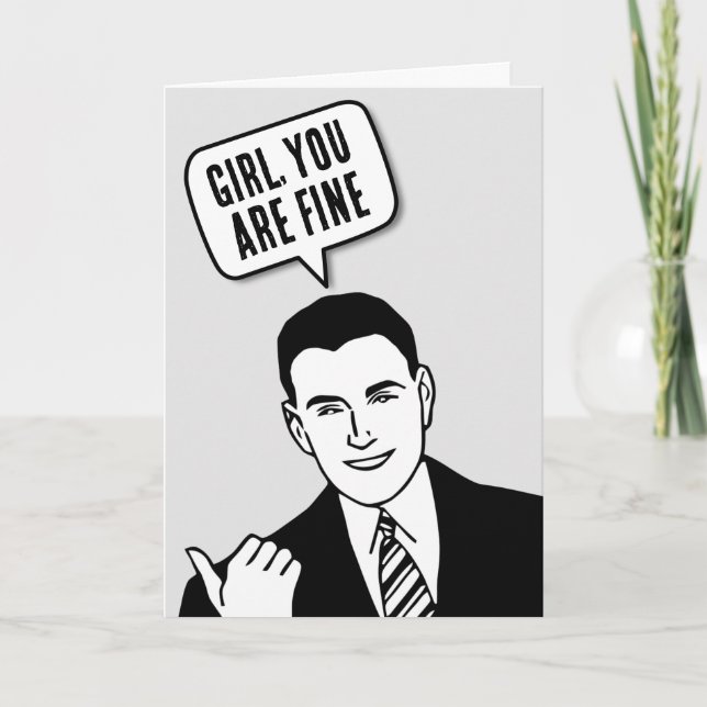 CARTÃO ANIVERSÁRIO DO RETRO MAN COMPLIMENTARY PARA O CART (Frente)