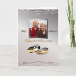 Cartão Aniversário do Silver