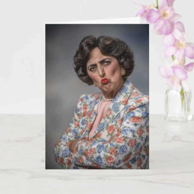 Cartão Aniversário do "Squeaker" (Orquídea)