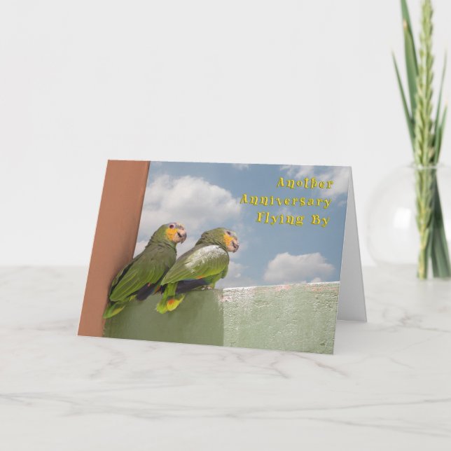 Cartão Aniversário do Time Flies (Frente)