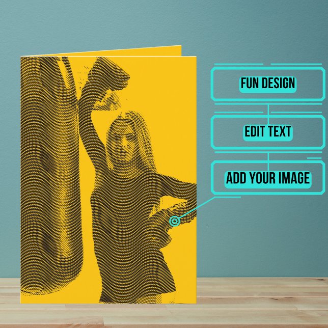 Cartão Aniversário do Treinador Pessoal Feminino (his lovely card is for the female personal trainer friend or family member in your life.)