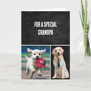 Cartão Aniversário do Vovô com Ouros