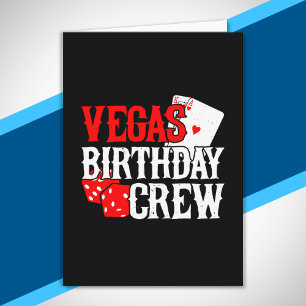Cartão Aniversário em Las Vegas - Festa da Turma de Anive