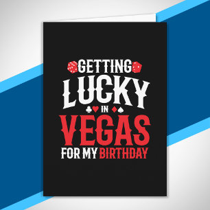 Cartão Aniversário em Las Vegas - Tendo Sorte em Vegas