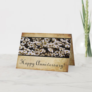 Cartão Aniversário feliz aumentado de Dasies