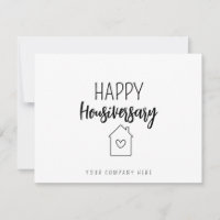 Aniversário Feliz da Casa Personalizado Imobiliári