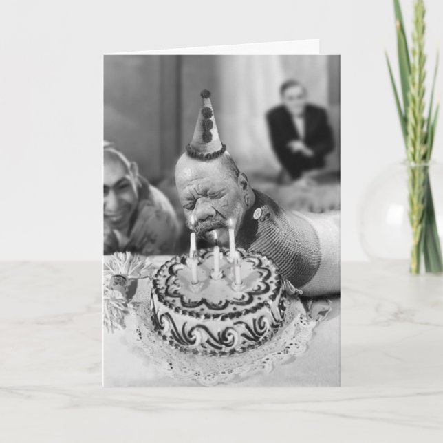 Cartão Aniversário feliz de Freakin (Frente)