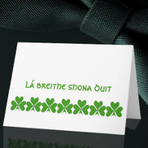 Aniversário Feliz Irlandês