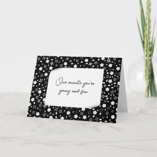 Cartão Aniversário Ficando Mais Velhos Humor Posições