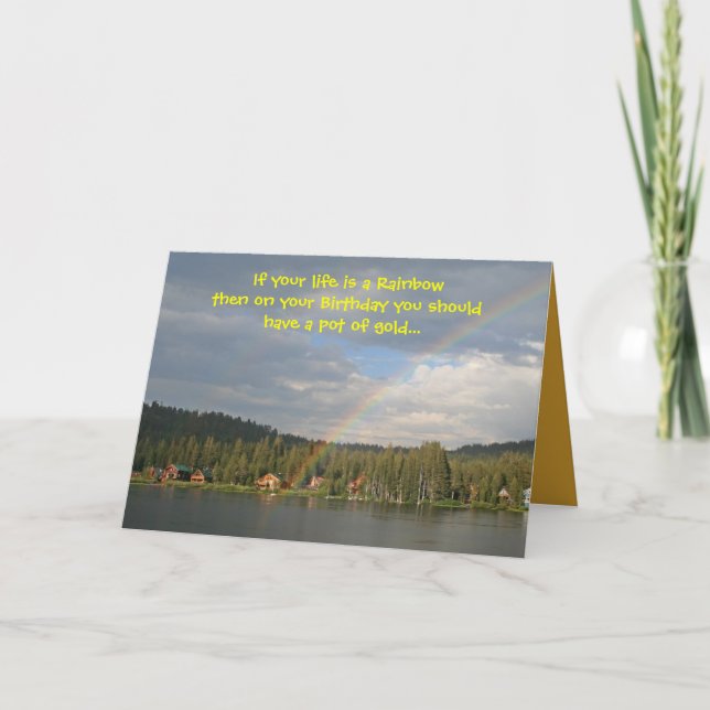 Cartão Aniversário, Humoroso (Frente)