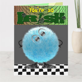 Cartão Aniversário irlandês