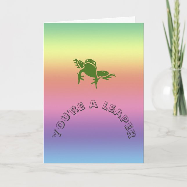 Cartão - Aniversário Leaper (Frente)