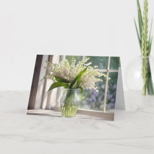 Cartão Aniversário Lily do Buquê do Vale