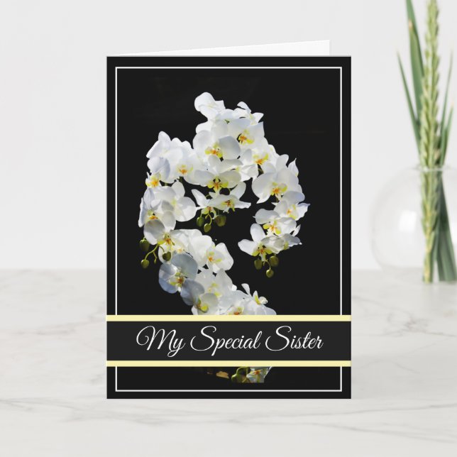 Cartão Aniversário - Minha Irmã Especial (Frente)