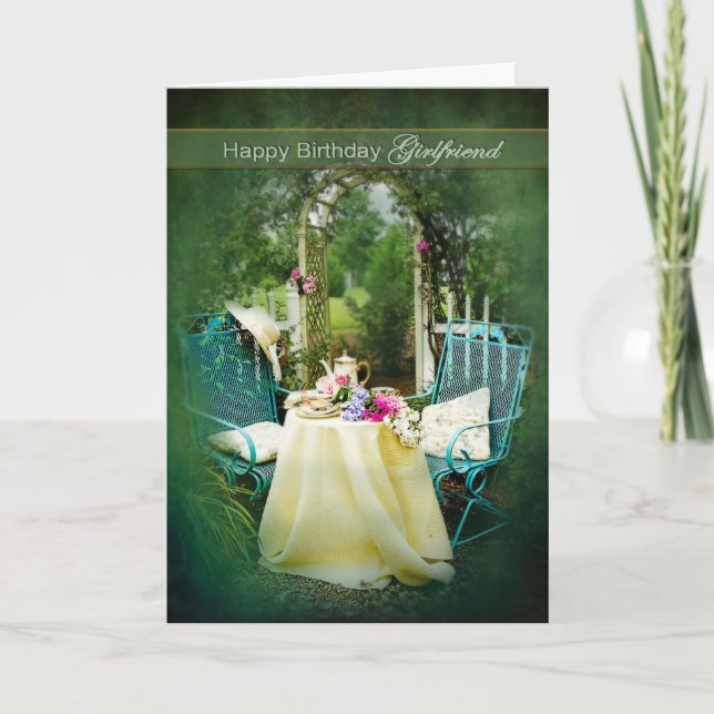 CARTÃO ANIVERSÁRIO, NAMORADA, (Frente)