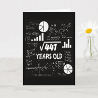 Aniversário Nerd com Equações Matemáticas Personal