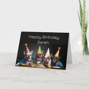 Cartão Aniversário - Nome Personalizado para Todos Nós