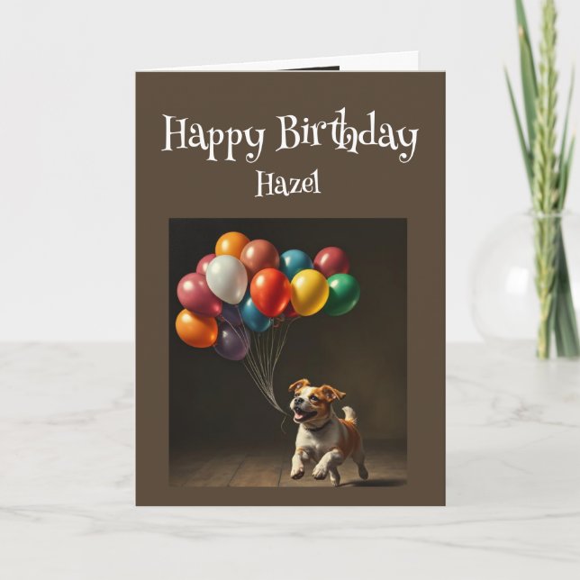 Cartão Aniversário Nome Personalizado Perfeito Aniversári (Frente)