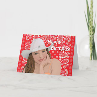 Cartão Aniversário Ocidental