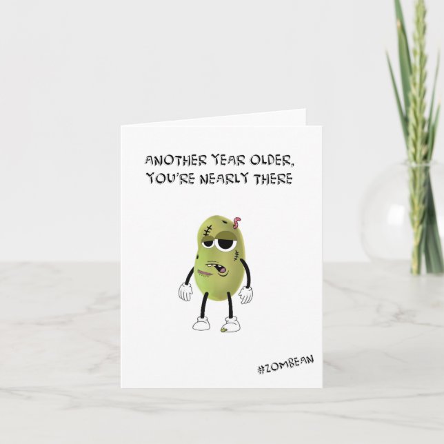 Cartão Aniversário - Outro ano mais velho, você está quas (Frente)