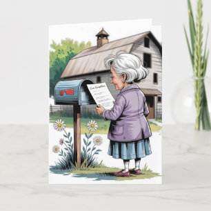 Cartão Aniversário Para A Vovó