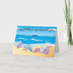 Cartão Aniversário para neta mais velha personalizada